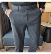 Slim Fit Quality Spring And Autumn Trousers Business Straight Pants